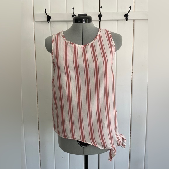 Madewell Side-Tie Tank in Marcia Stripe - Picture 1 of 9